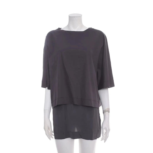 99 new dark grey M size COS Women's Silk T-shirt